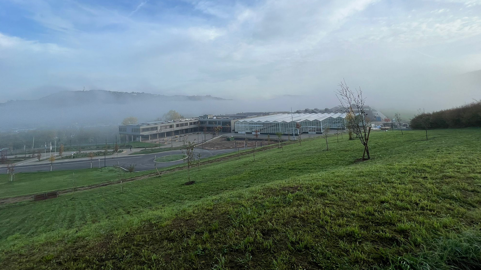 Das Gewächshaus des Lycee Technique Agricole 