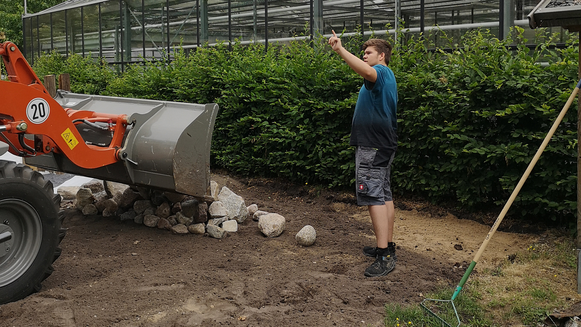 Kurs: Begrünung von Bauwerken, Folienteich anlegen