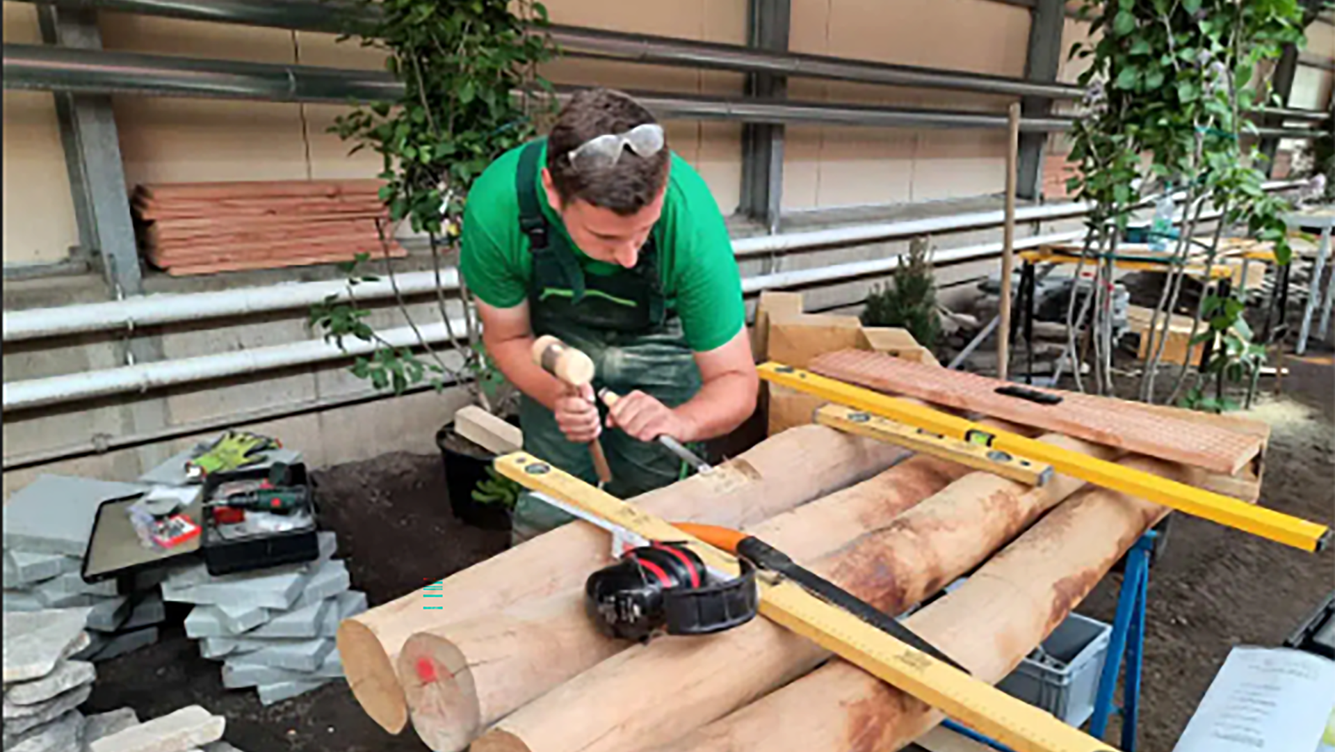 Arbeit am Schaugarten