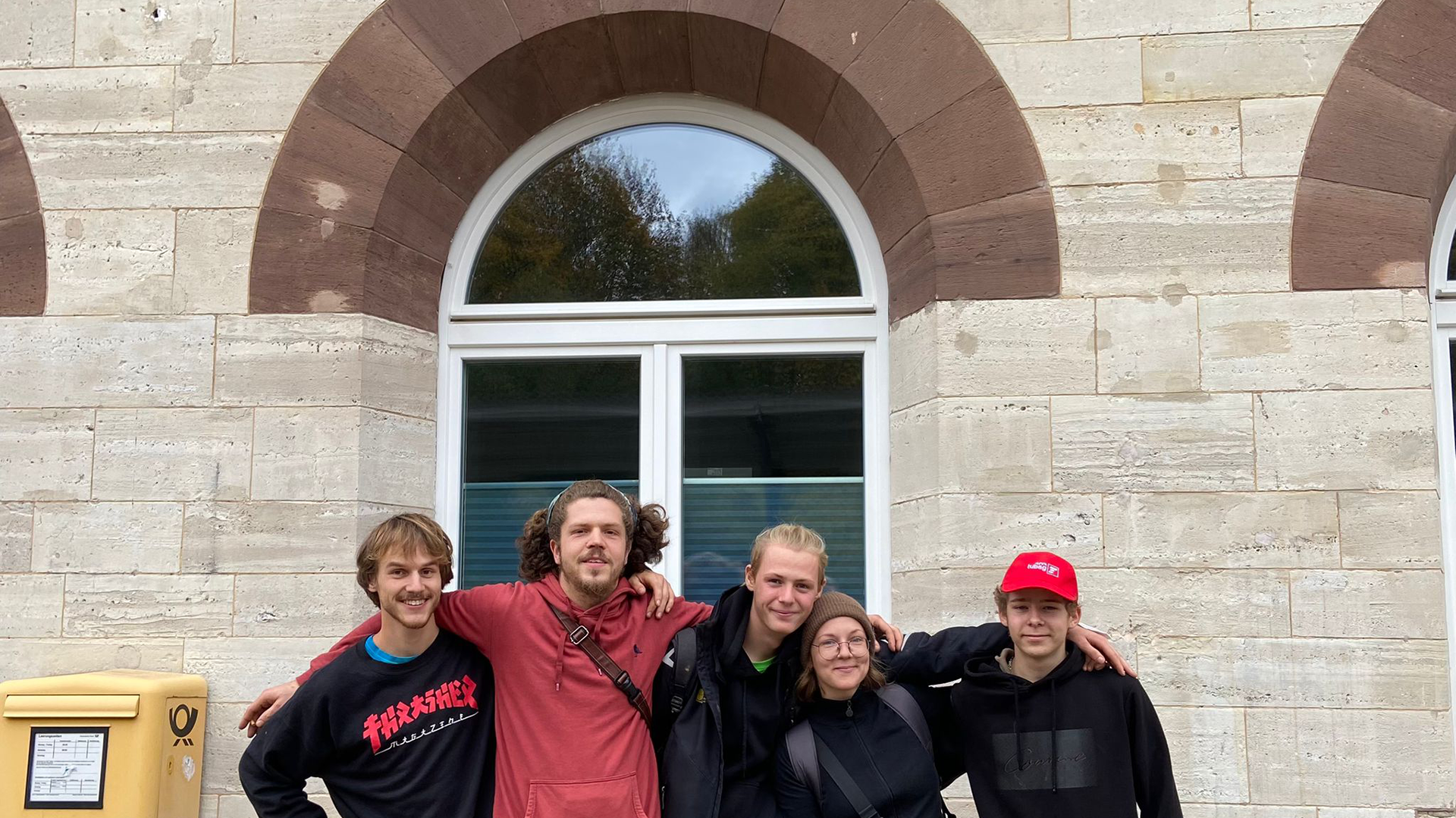 Gruppenfoto in der Landes-Gartenschau