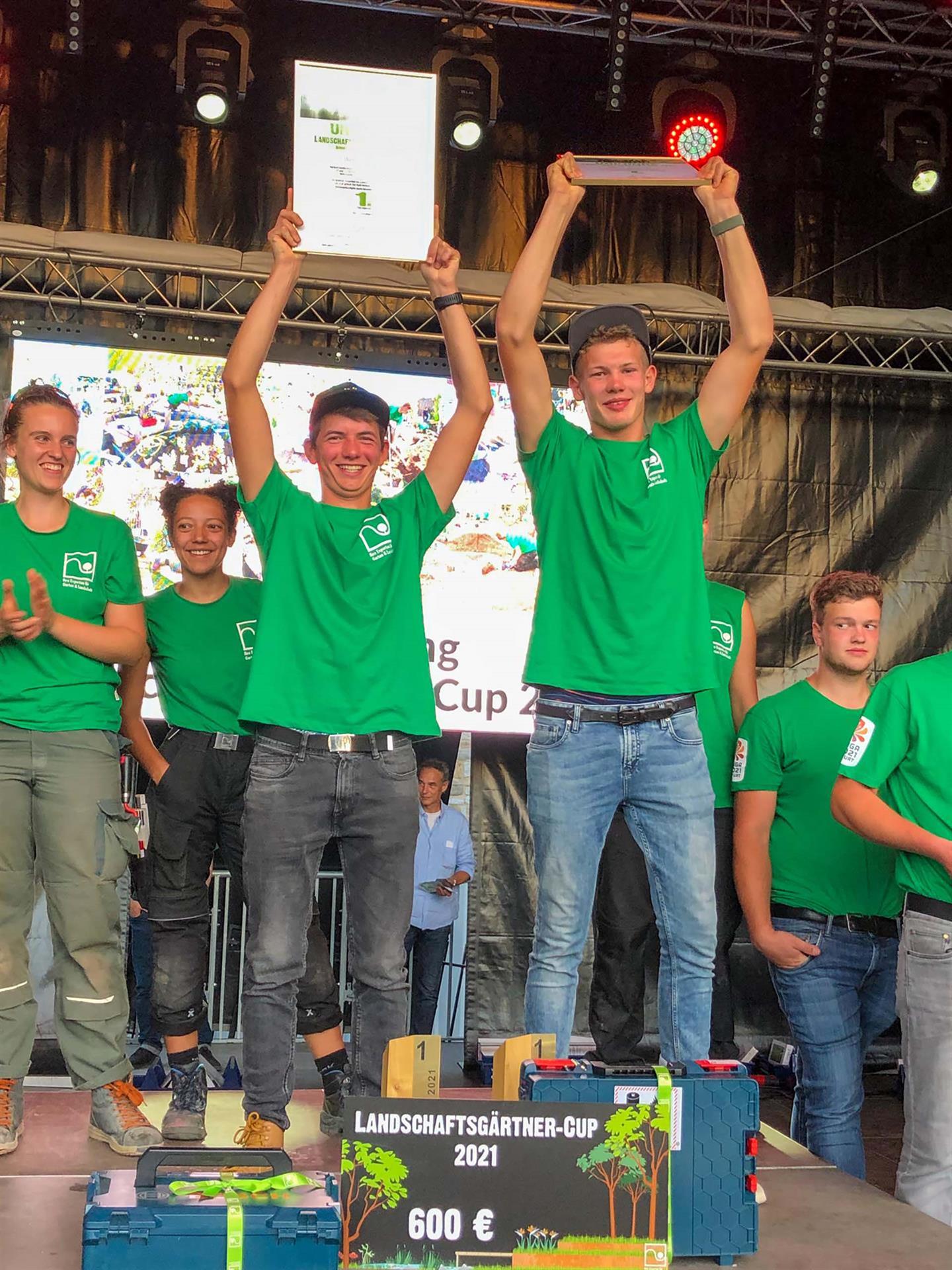 Landschaftsgärtner-Cup 2021 - Platz 1 Team Baden-Württemberg