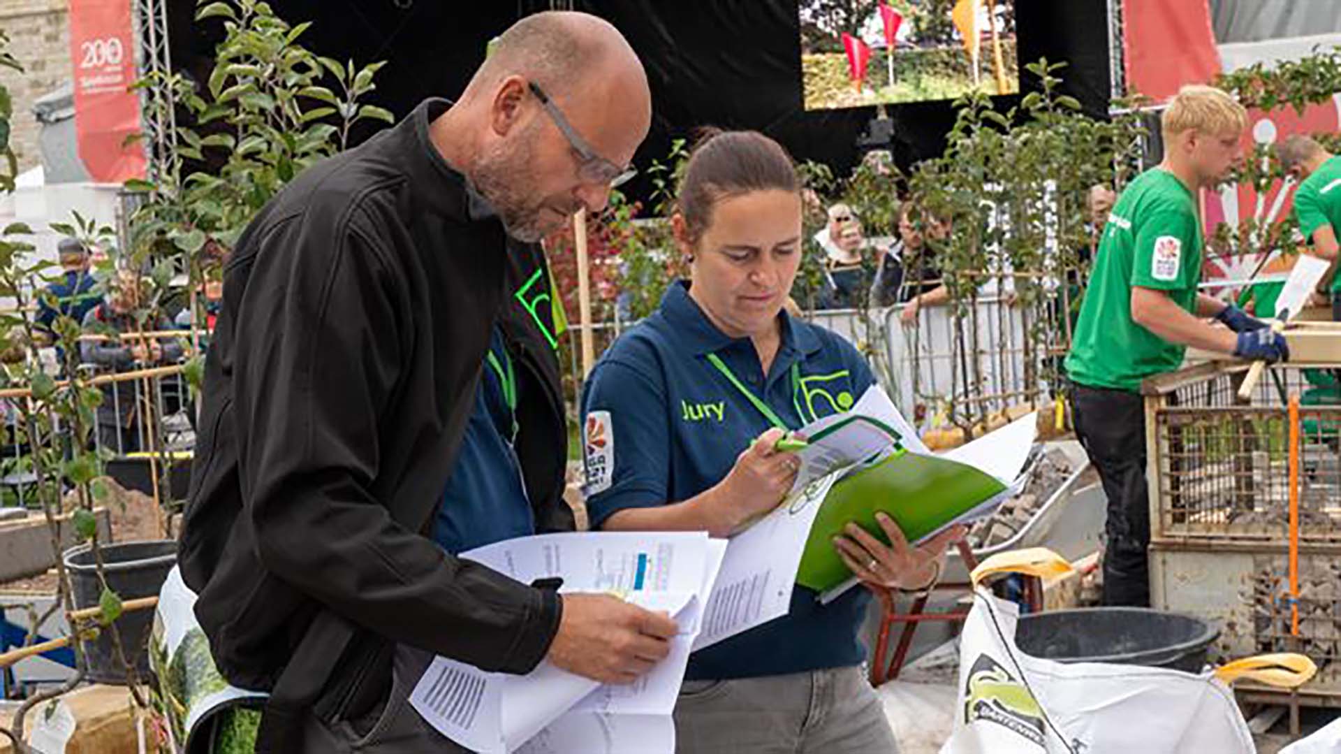  Landschaftsgärtner-Cup 2021 - die Jury schaute beide Tage genau hin 