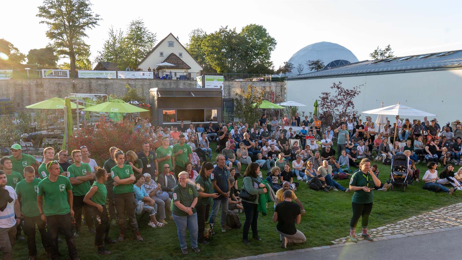 Landschaftsgärtner-Cup 2021 - das Wetter spielte bis zum Schluss mit 