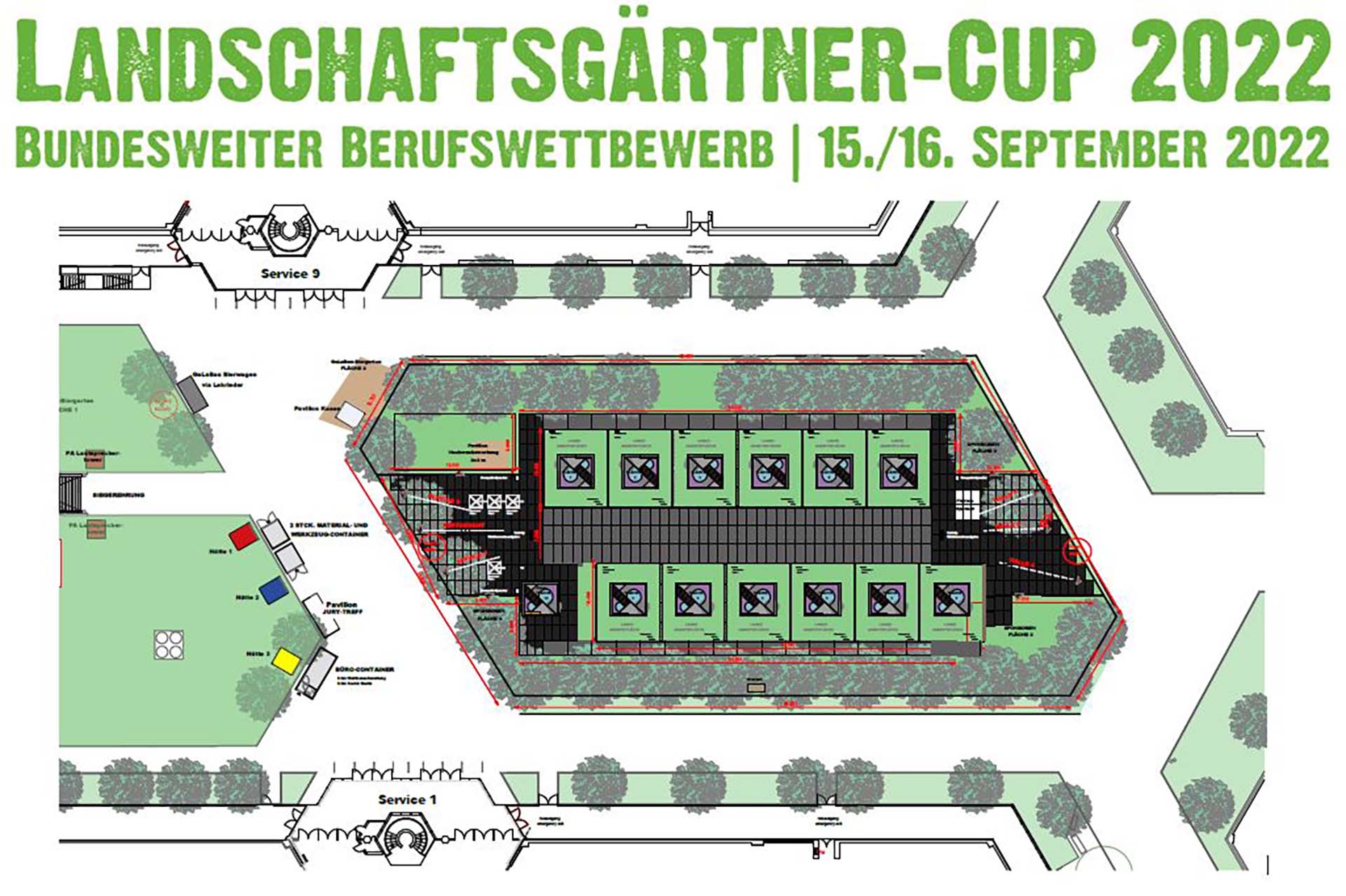 Der Veranstaltungsort - der Zeitplan