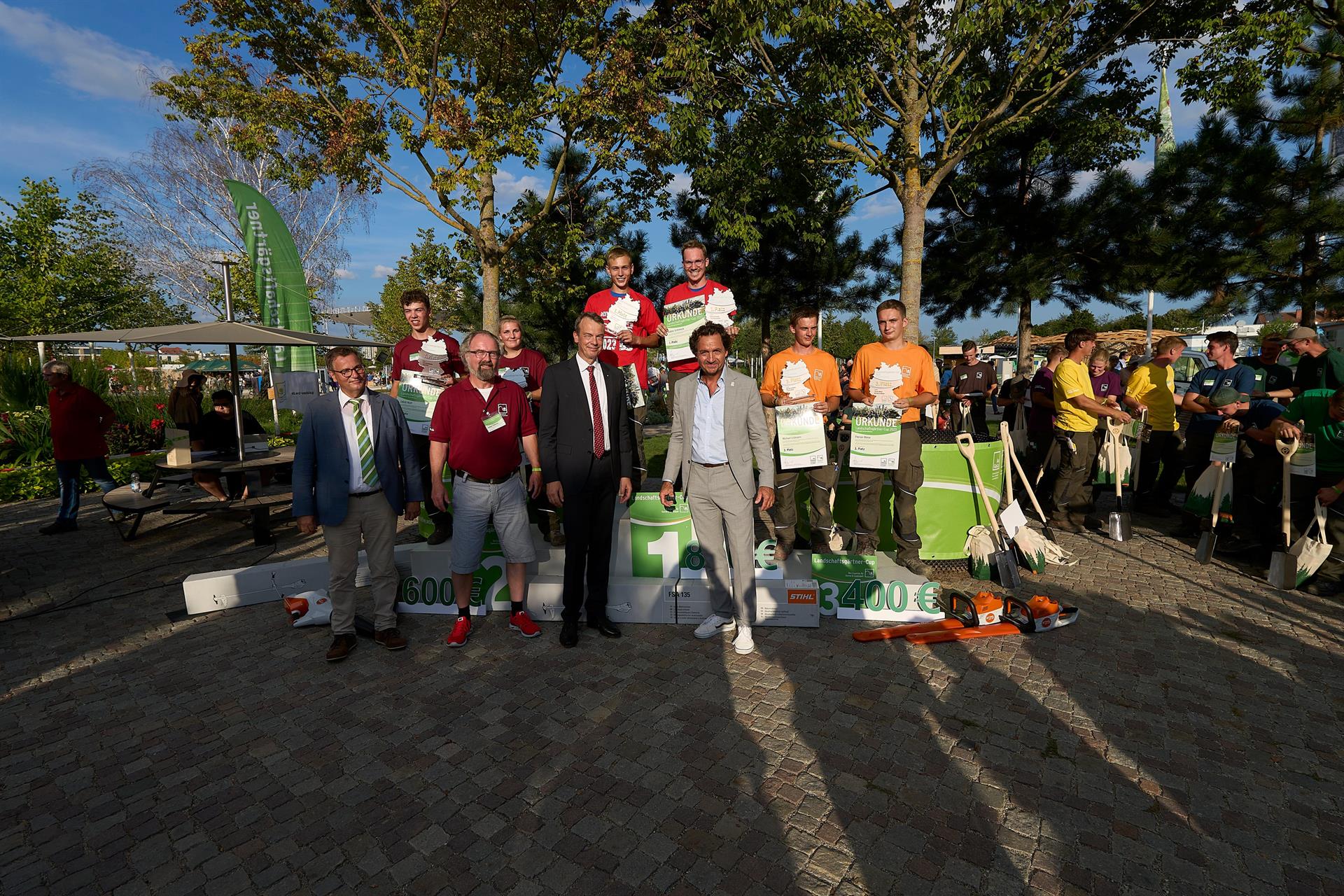 Skizze Wettbewerbsaufgabe Landschaftsgärtner-Cup 2023