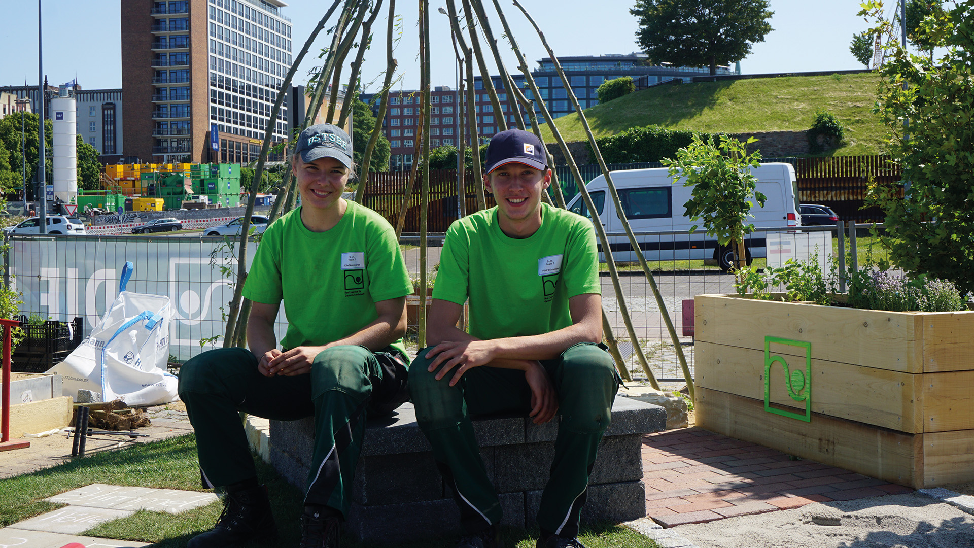 Ella Mainhardt von Meykopff Garten- und Landschaftsbau GmbH und Hans Hermann von Meins GmbH