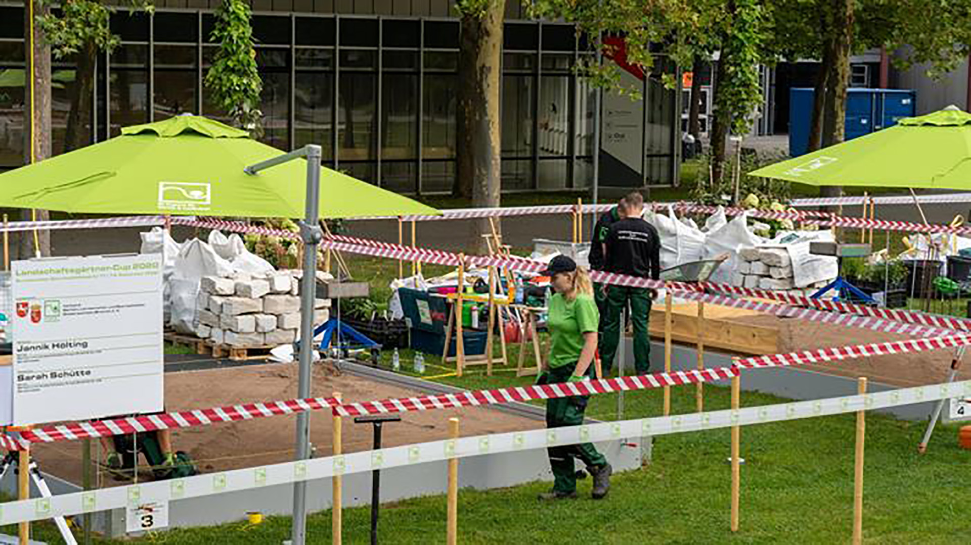  Landschaftsgärtner-Cup 2020 - von Beginn an höchste Konzentration bei allen Teams