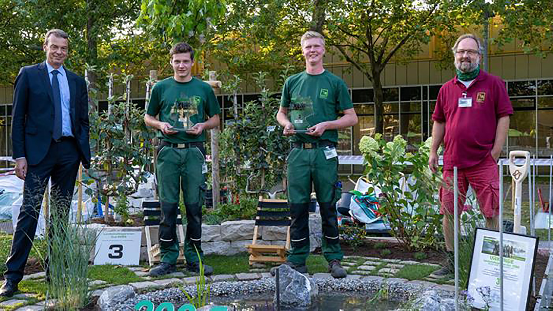 Landschaftsgärtner-Cup 2020 - Platz 3: Team Nordrhein-Westfalen