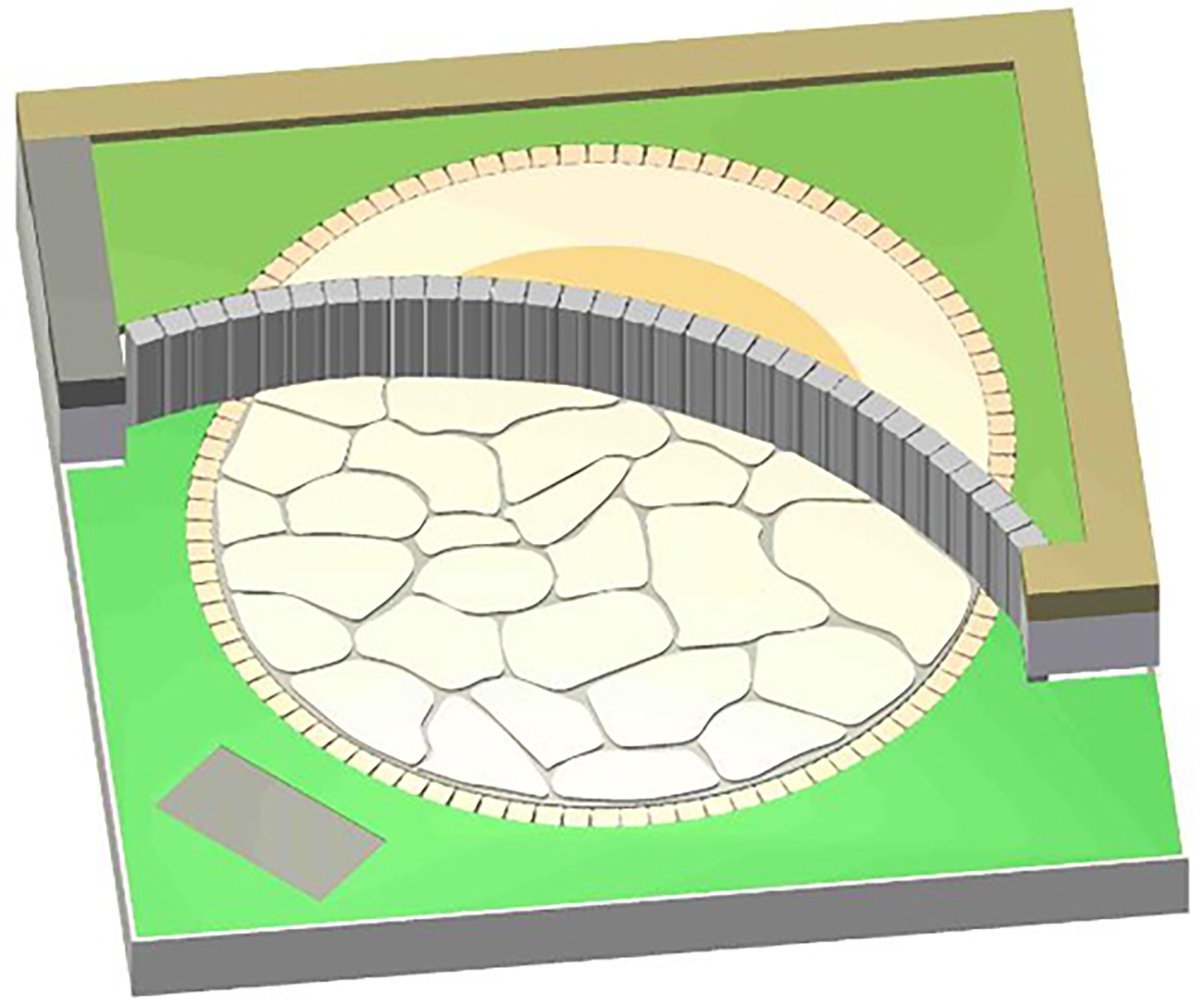 Landschaftsgärtner-Cup 2015 - Perspektive (Planung: Michael Bauer)