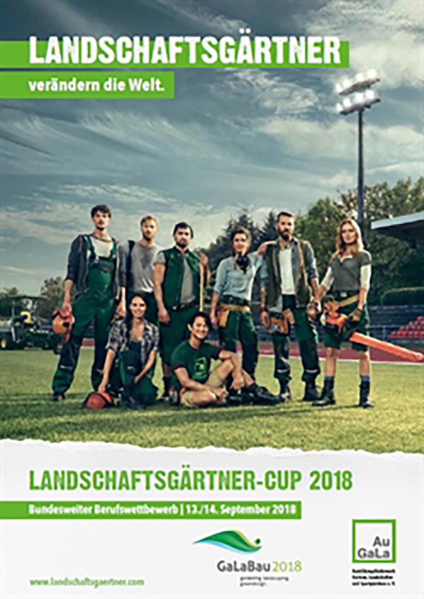 Wettbewerbsbroschüre Landschaftsgärtner-Cup 2018