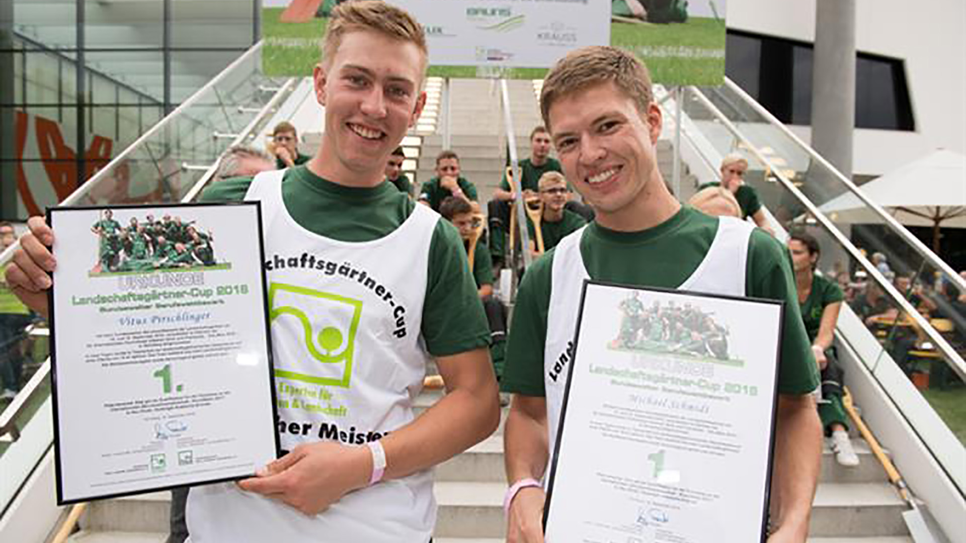 WorldSkills Abu Dhabi 2017: Das Landschaftsgärtner WM-Team aus Bayern macht sich fit für die Berufsweltmeisterschaft.