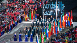 Einer Weltmeisterschaft wahrlich würdig - das Abschluss-Event in Kazan.